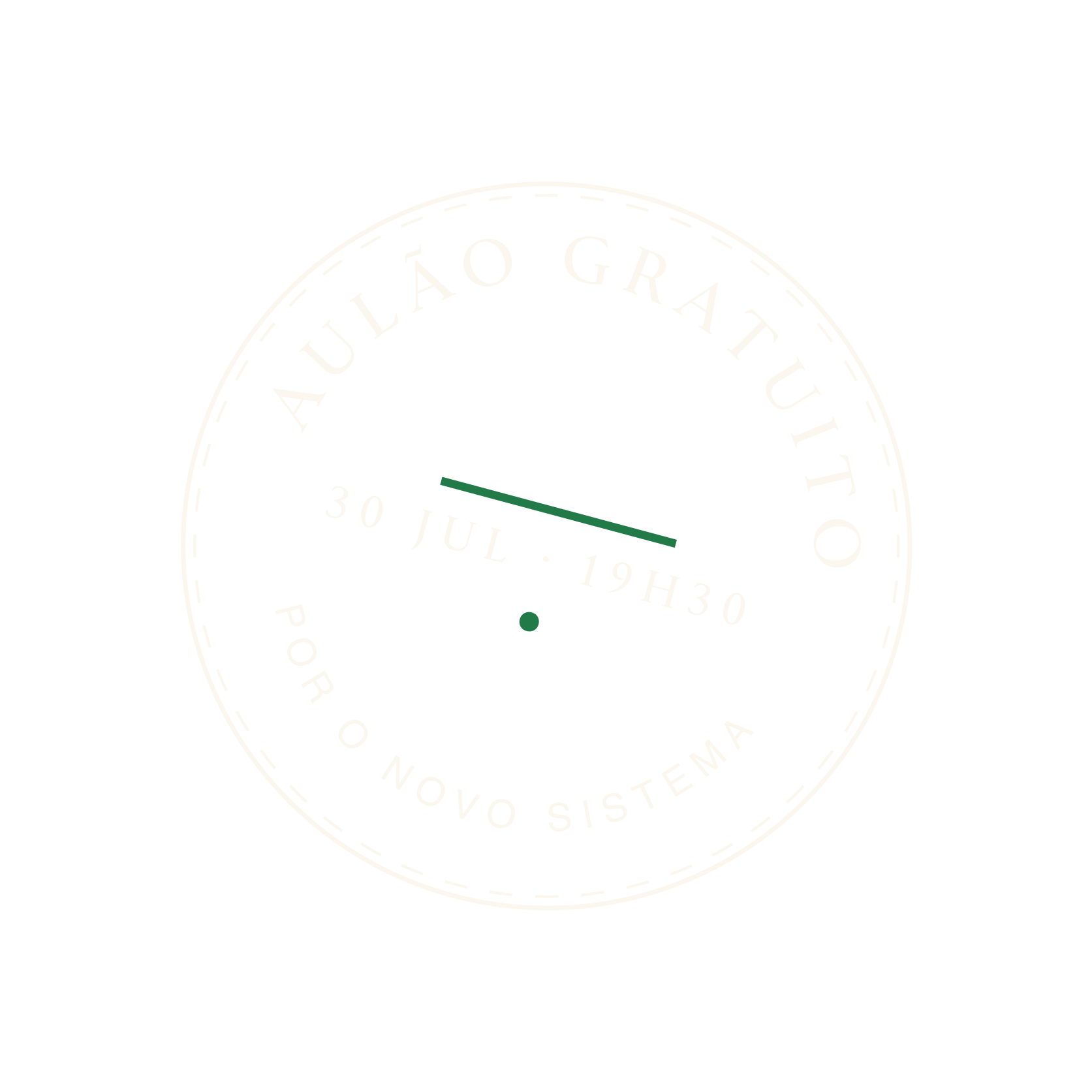 Selo Aulão Gratuito — 30 Jul · 19h30